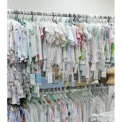 双层挂衣架可调节服装店两层展示架专用落地式女装童装店加轮移动
