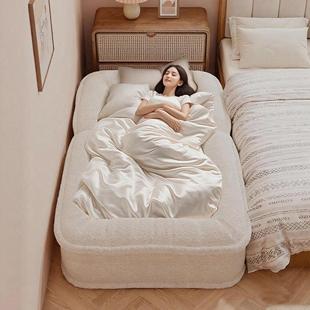 人类狗窝可躺可睡卧室折叠沙发床阳台单人榻榻米休闲躺椅懒人沙发