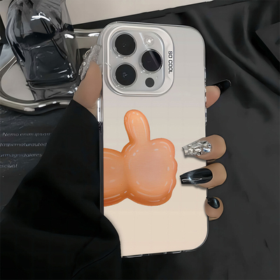 点赞大拇指小米系列男款彩银个性