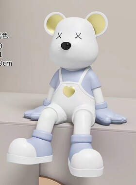现在创意暴力熊小摆件客厅玄关电视柜书柜家居装饰品乔迁开业礼物