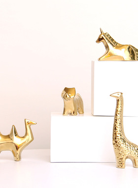 创意客厅房间陶瓷小摆设现代简约北欧酒柜装饰品摆件家居饰品