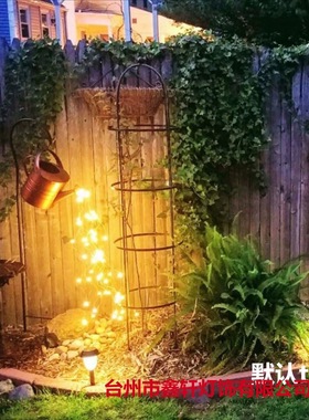 led马尾灯串太阳能庭院户外装饰灯圣诞节日摆件家居下垂灯串