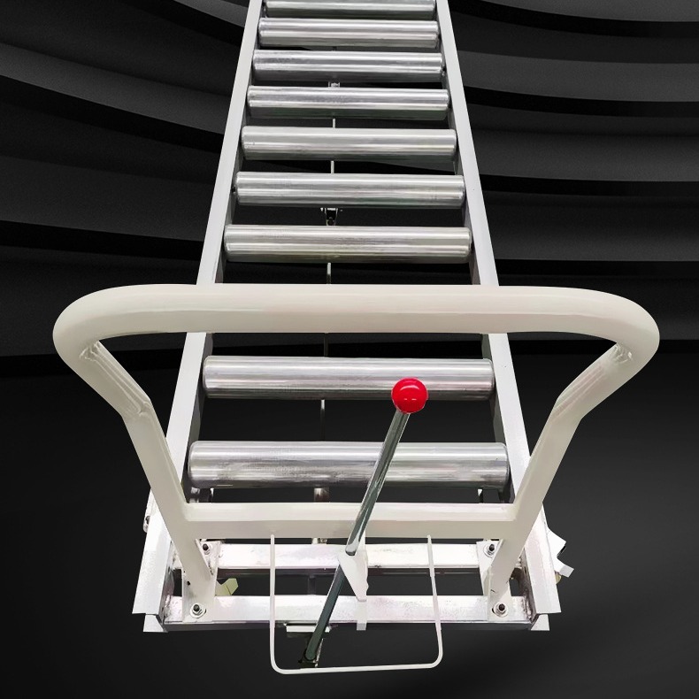 地滚线无动力滚筒输送机镀锌滚轮送料架地滚线辊筒流水线传送机