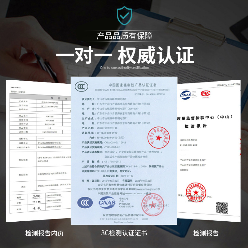IP67防水应急照明灯led不锈钢面板双头灯隧道冷库双头照明应急灯