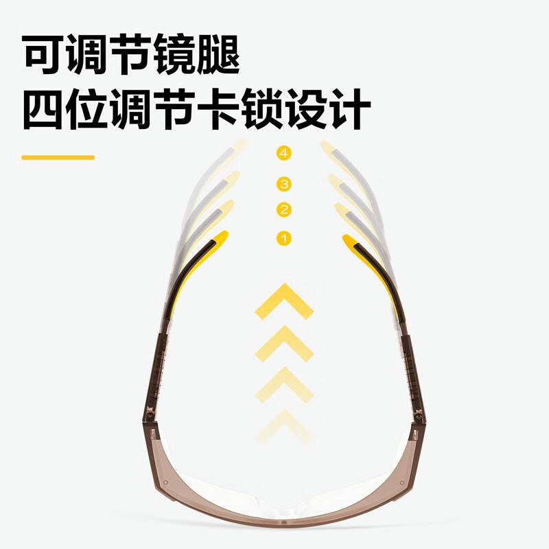 得力护目镜防雾防尘防风沙飞溅耐刮眼镜防冲击骑行劳保多功能