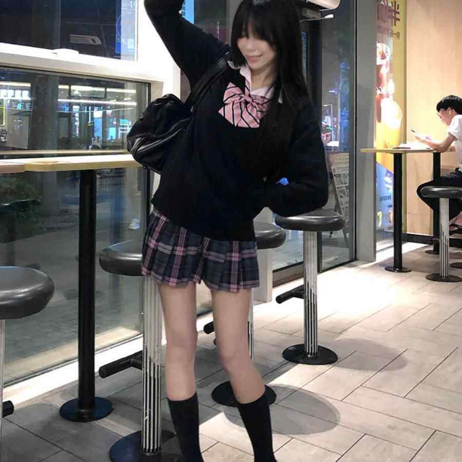 川岛jk[亚樱女子高]私立学院原创正版日系制服秋冬校供感格裙套装