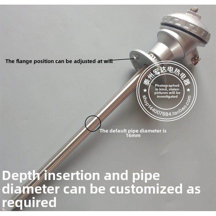 Wzp-330/Wzp-331/Pt100铂热阻/活动法兰热电偶/Pt100温度传感器