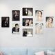 相框挂墙组合婚纱摄影照片墙九宫格相框简约创意照片做成相框定制
