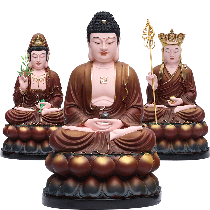 娑婆三圣地藏王观音佛像