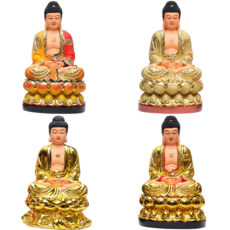 妙弘佛像居家供奉鎏金如来佛祖