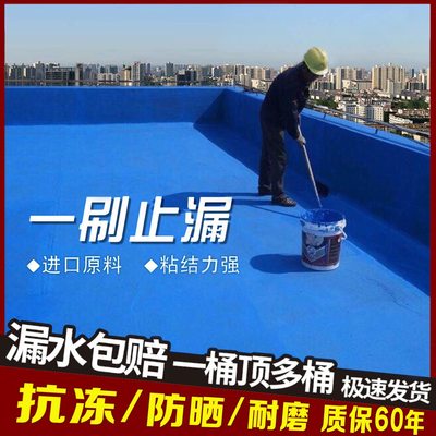 屋顶防水涂料补漏材料水性聚氨酯
