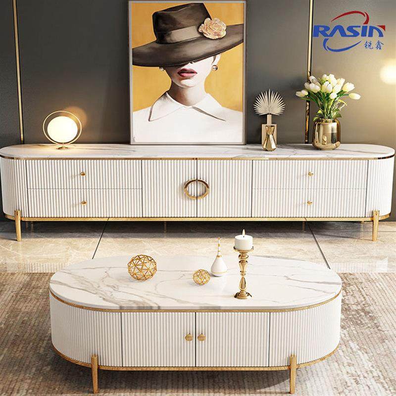 港式轻奢不锈钢极简多色茶几电视柜地柜小户型家用收纳柜子,住宅家具,电视柜,淘宝优惠券,粉丝福利购,淘宝优惠卷