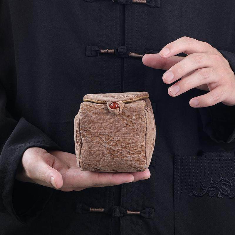 香云纱个人杯袋复古便携茶具禅意小布袋茶杯收纳包茶具配件,收纳整理,其他收纳袋,淘宝优惠券,粉丝福利购,淘宝优惠卷