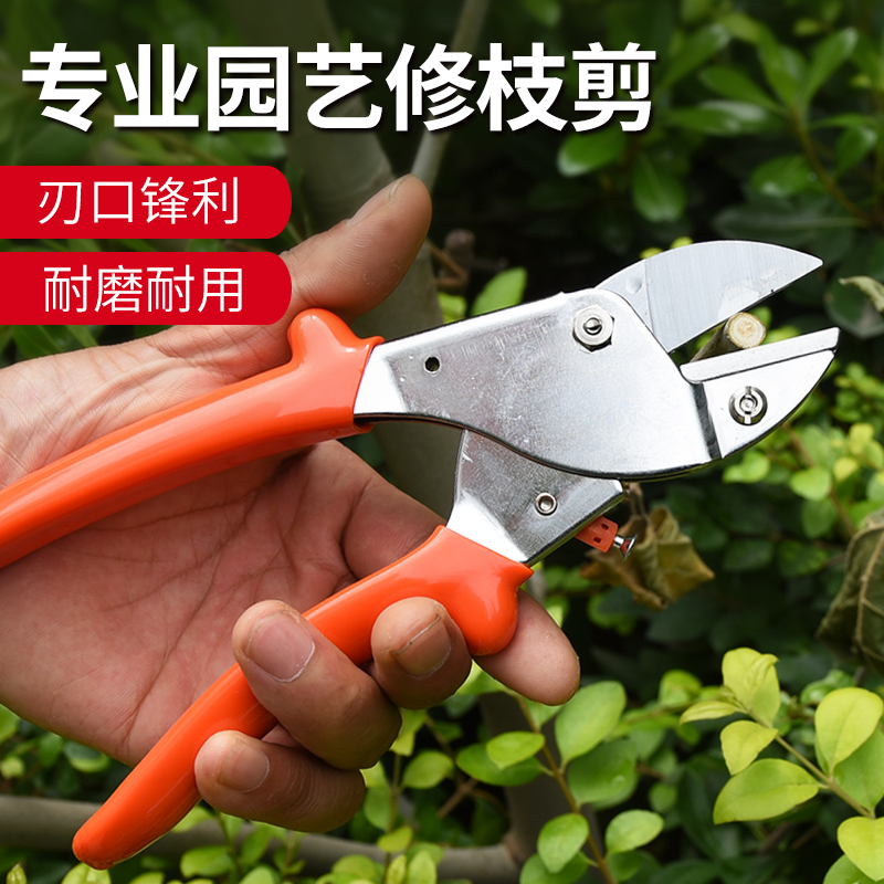517果树修枝剪园艺剪园林剪修花剪粗枝剪枝刀省力剪子冈弘刃物519