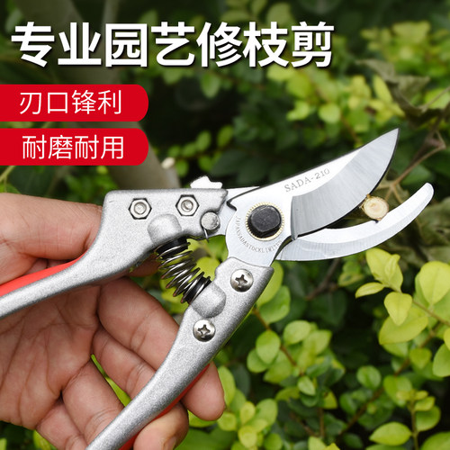 佐田修枝剪整枝剪SADA210园林工具果树剪刀园艺剪花枝剪粗枝剪