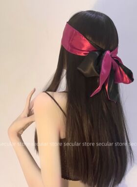 在我身边 调情眼罩束手带丝绸缎面舒适手捆禁欲系配饰烟火贩卖店