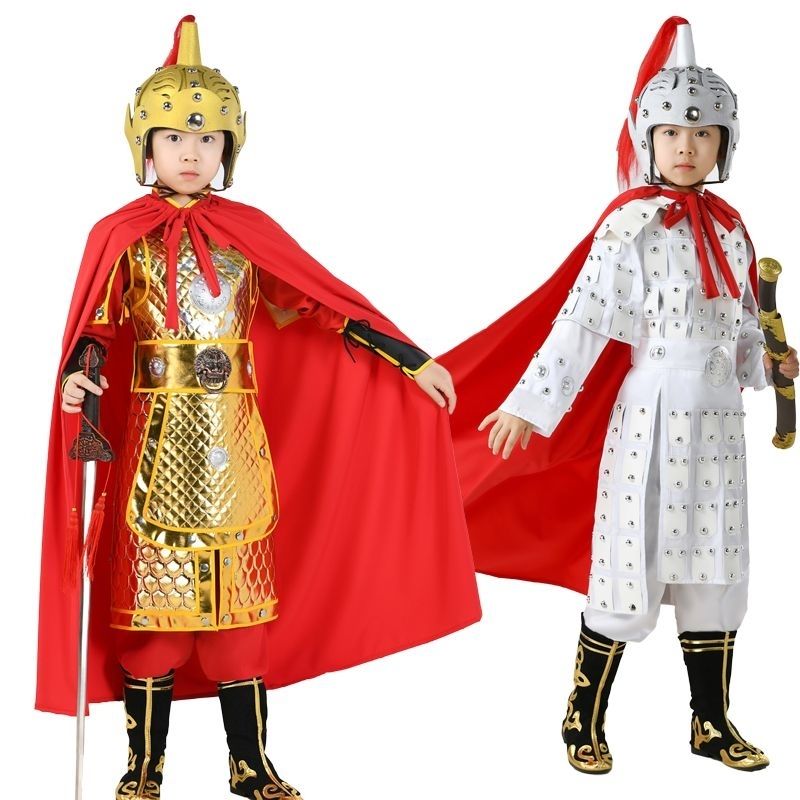 儿童将军满江红岳古代演出服