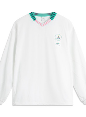 李宁运动潮流系列男女同款长袖套头衫时尚春运动服AAEU019