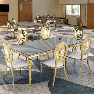 轻奢华风格 户外花园活动派对酒店腰部保护镂空设计餐椅