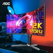 AOC CQ32G3S 32英寸2K 165Hz 1500R曲率1ms曲面电竞显示器液晶屏