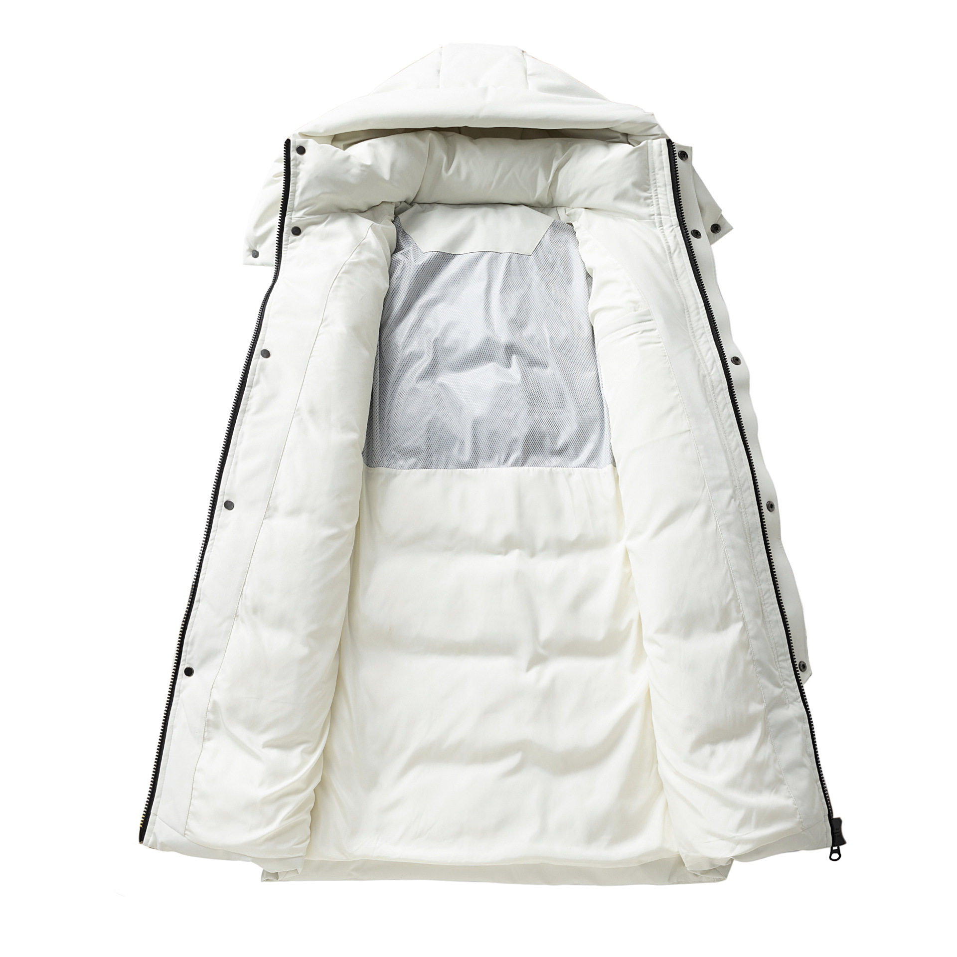 冬款加厚长款情侣同款羽绒服时髦