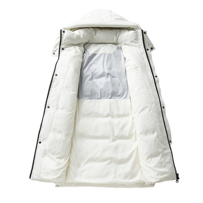 冬款加厚长款情侣同款羽绒服时髦