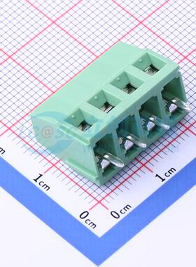 创兴电子 螺钉式接线端子 DB128V-5.08-4P-GN-S 插件,P=5.08mm