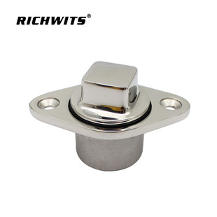 游艇船尾出水口 RICHWITS 菱形船絲堵 排水口 不銹鋼316水塞 堵頭