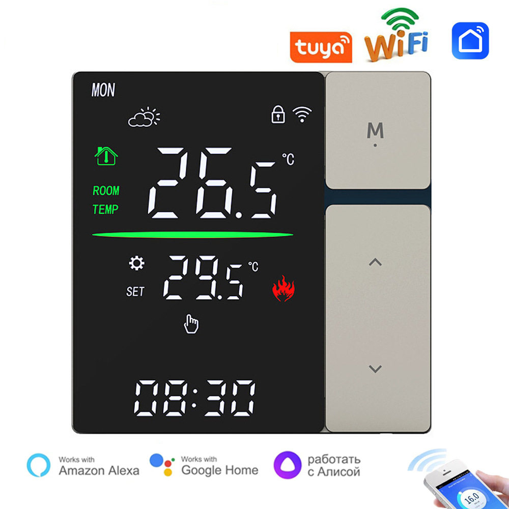 新款智能WiFi无线温控面板涂鸦