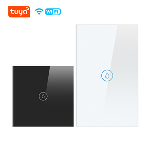 欧规WiFi智能开关20A双极/双断触摸Tuya Alexa语音控制热水器开关