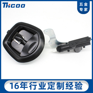 斯科T把手压紧型面板锁 特种工具箱锁电机款可调式鱼尾锁 A7892-3