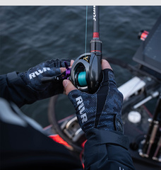 RVVR23新款手套路亚冰丝防晒钓鱼手套五指路夏季透气防护速干