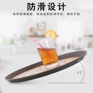 餐垫塑料烫金圆形托盘防滑垫隔热餐桌垫碗垫餐具餐盘垫子花瓶垫布