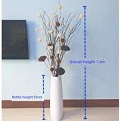 插花云柳干枝自然枝装 饰花干花 饰客厅落地入口隔断窗干枝装