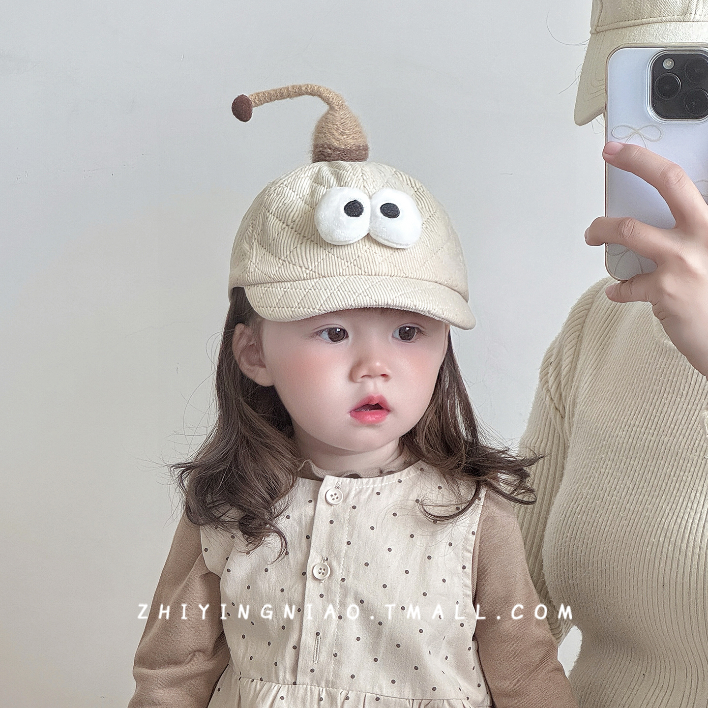 婴儿鸭舌帽可爱超萌遮阳棒球帽