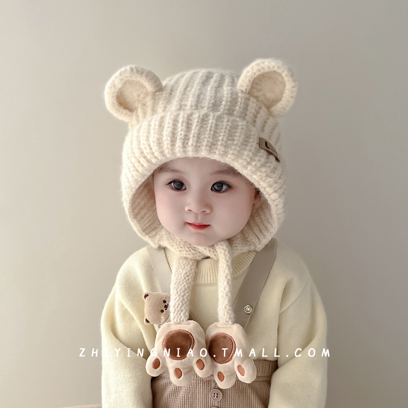 织婴鸟旗舰店针织护耳帽