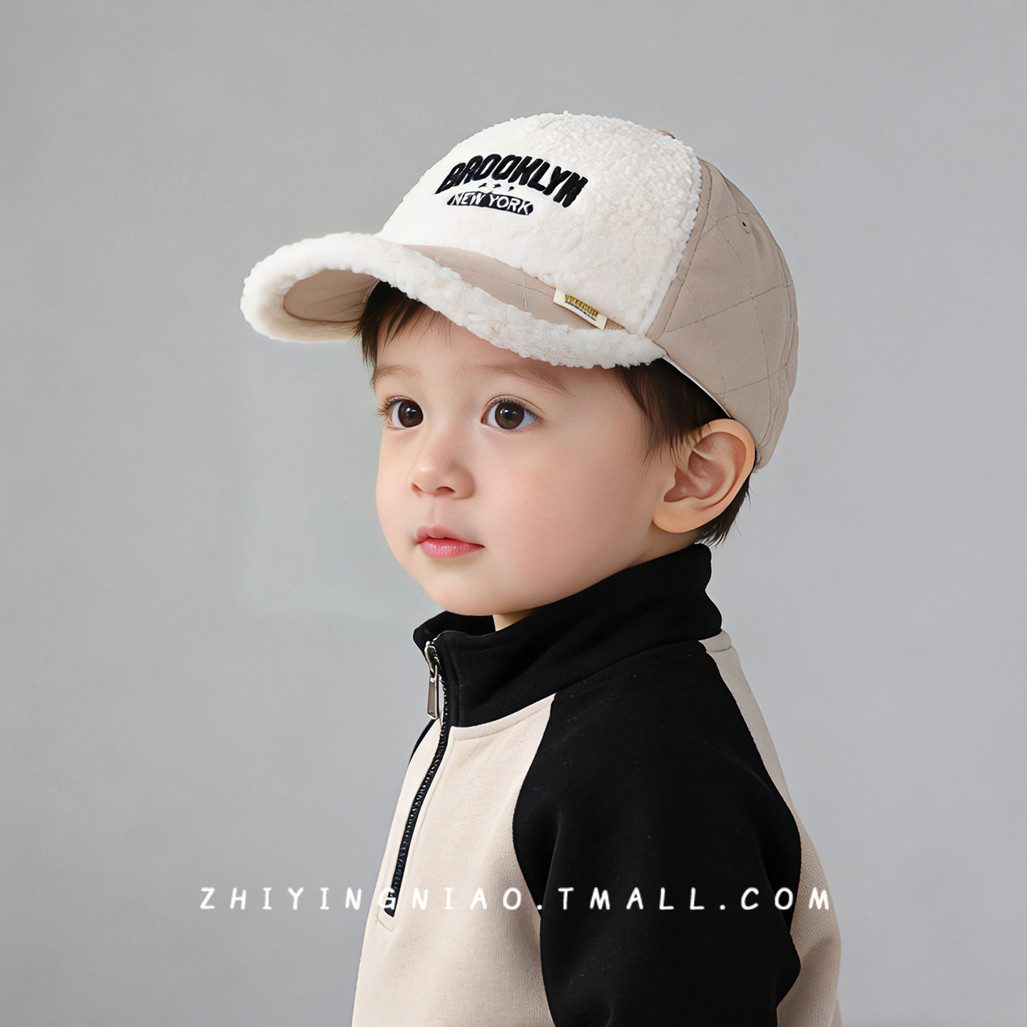 儿童帽子秋冬季新款男童鸭舌帽韩版潮流羊羔绒宝宝保暖防风棒球帽,童装/婴儿装/亲子装,帽子,淘宝优惠券,粉丝福利购,淘宝优惠卷