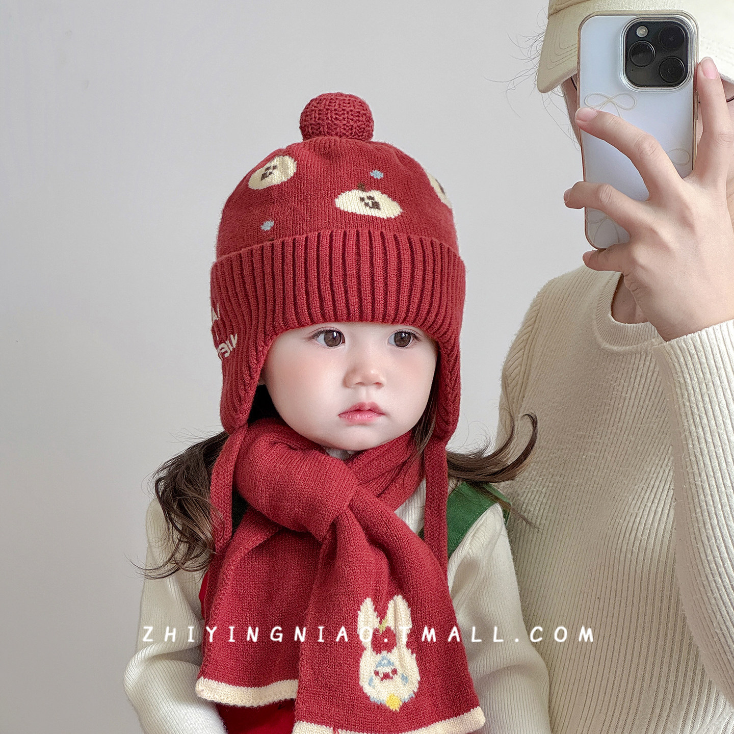 宝宝帽子秋冬季毛线帽围巾套装儿童可爱超萌韩版针织帽女童护耳帽,童装/婴儿装/亲子装,帽子,淘宝优惠券,粉丝福利购,淘宝优惠卷
