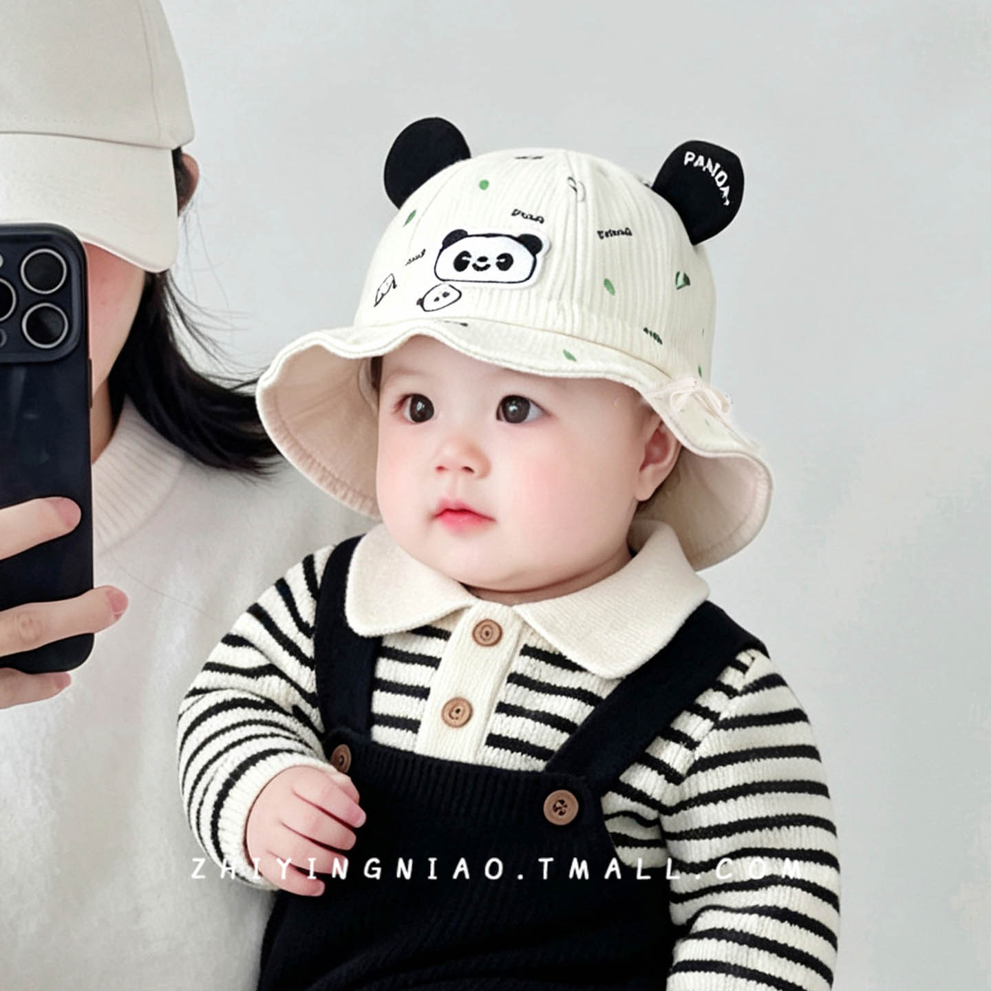 遮阳帽小月龄婴儿童盆帽秋季图片