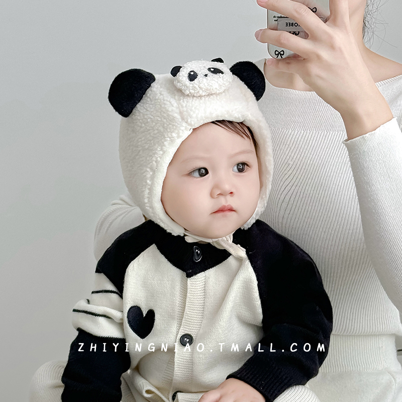 织婴鸟旗舰店羊羔毛毛绒帽