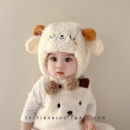 织婴鸟旗舰店混纺护耳帽