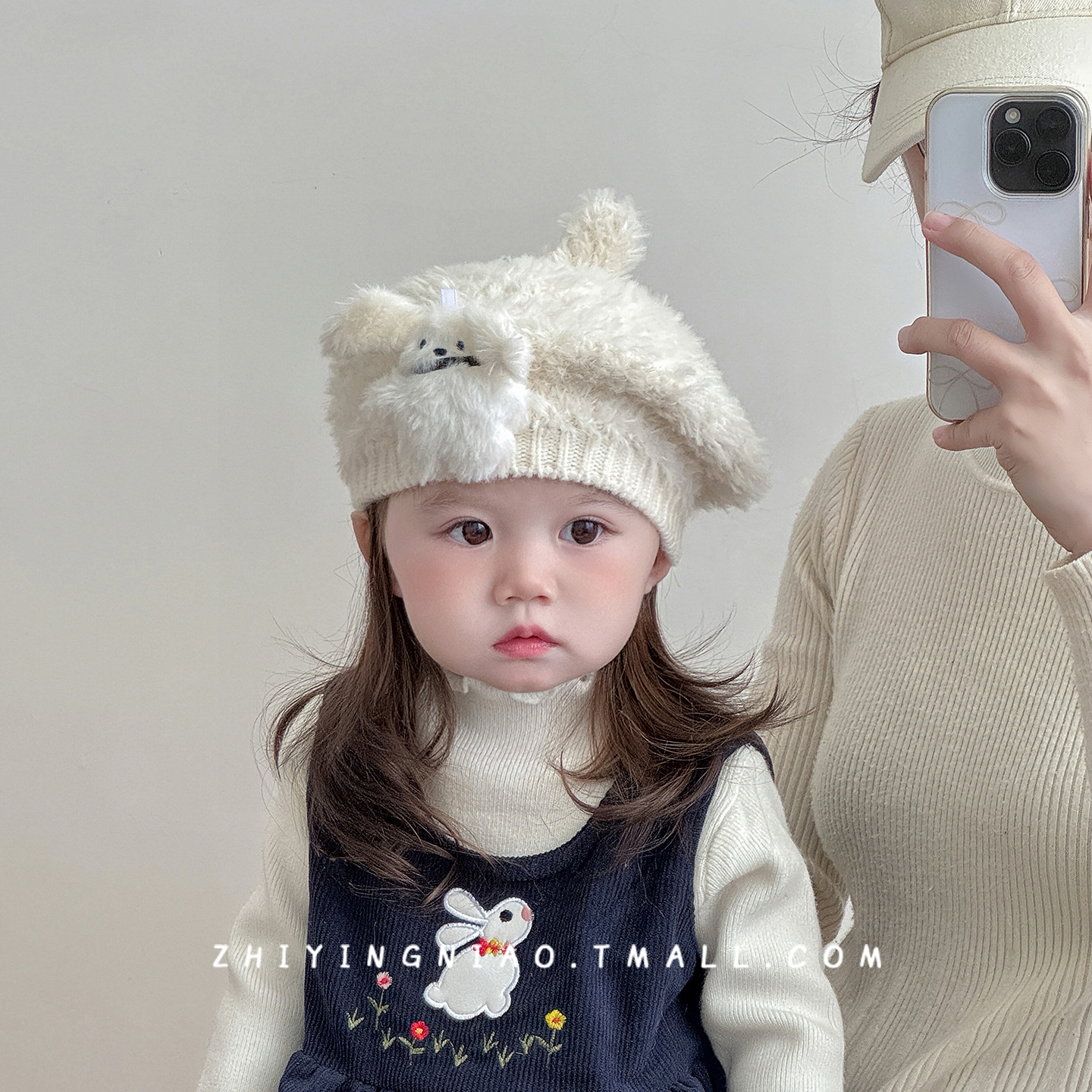 宝宝贝雷帽韩系可爱百搭画家帽