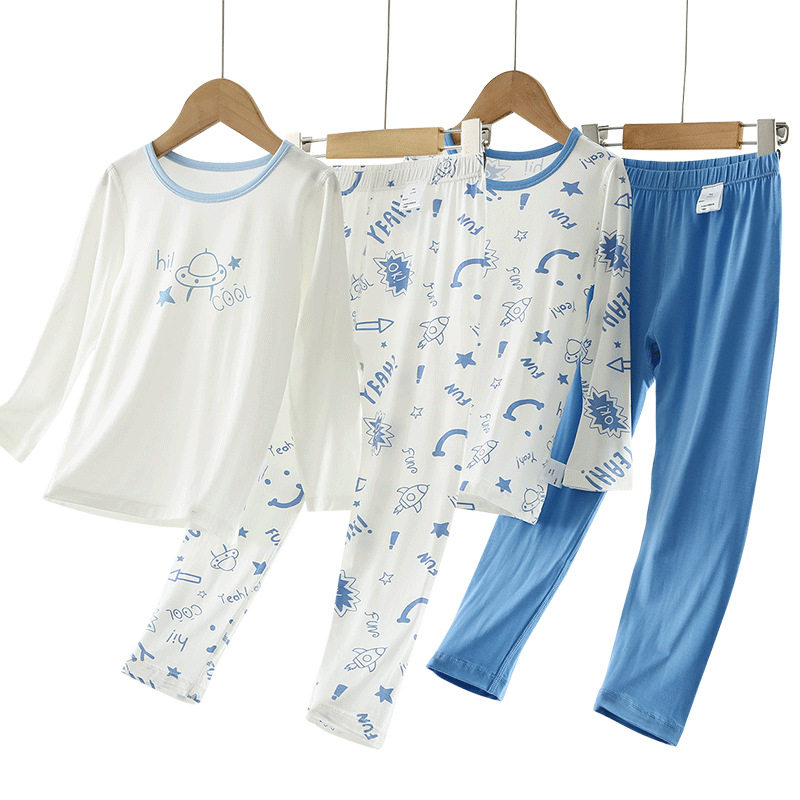 莫代尔儿童睡衣套装春秋男童卡通薄款睡衣睡裤韩版a类儿童家居服,童装/婴儿装/亲子装,家居服套装,淘宝优惠券,粉丝福利购,淘宝优惠卷