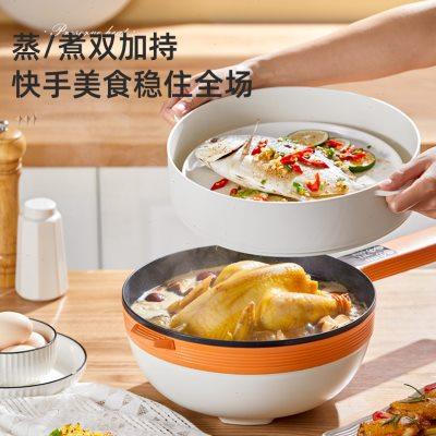 摩电炒锅炒菜蒸不63361149粘锅家你用多功能一体5L动电火锅煮煎炒