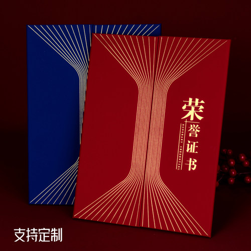 星光大道荣誉证书高级感聘书