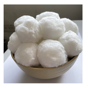 冷却塔除油纤维球滤料 油水分离纤维球颗粒 过滤罐用净水