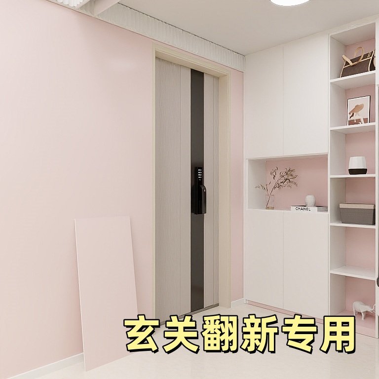 pvc墙板室内装修瓷砖贴入户玄关墙贴自粘铝塑板墙壁改造遮丑神器图片