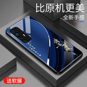 渐变网红创意米10s保护壳硅胶时尚 适用于小米10s手机壳防摔玻璃壳男女新款 个性 潮牌手机套商务外壳高颜值男女