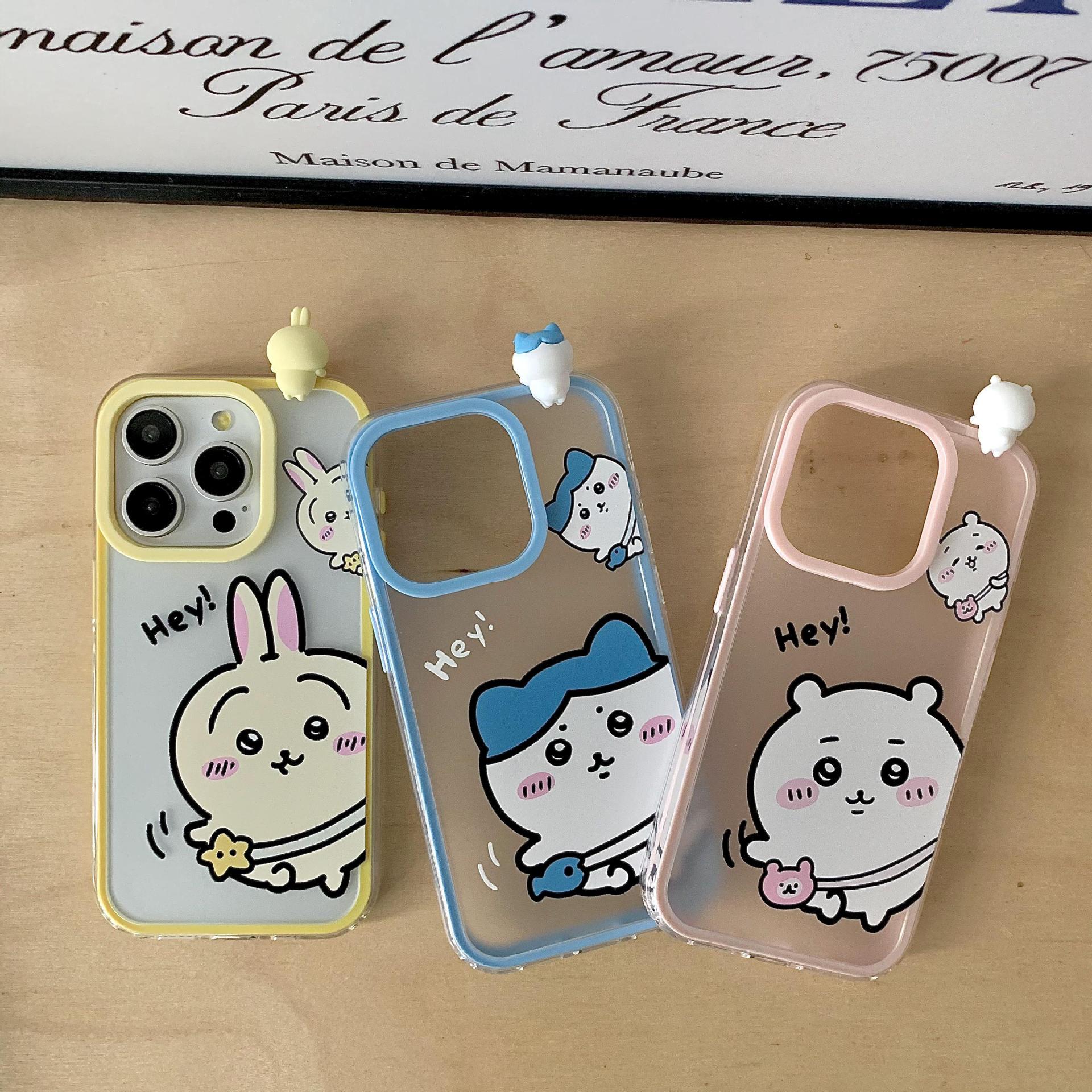 卡通可爱趴趴吉伊卡哇iPhone16苹果15适用13/14pro max手机壳套12