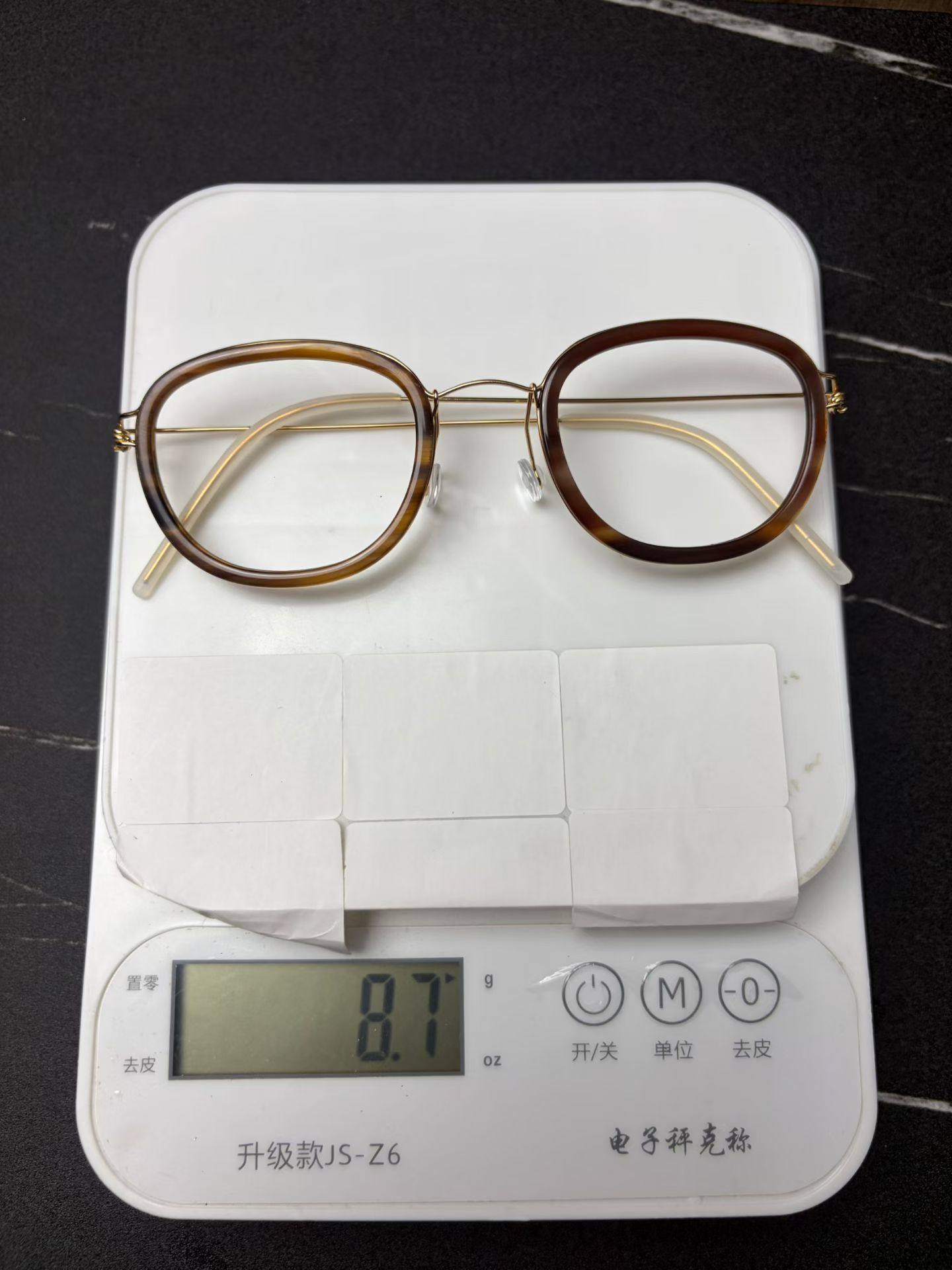 林德同款rim max天然牛角眼镜框复古眼镜架男近视眼镜配近视度数